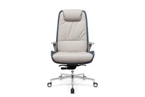 China High Back Leather Swivel Revolving Chair Lock At 3 Positions wholesale