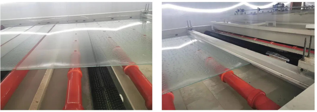 Customized Safety Frosted Glass Satin Etched Glass Ultra Clear Anti Fog Mirror