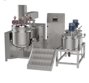 China Stainless Steel Cosmetic Ointment Vacuum Homogenizer Cream Mixer Emulsifying Homogenizer Mixer wholesale