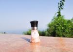 Salt Pepper Grinder with 80ml Transparent Glass Condiment Bottle and Adjustable