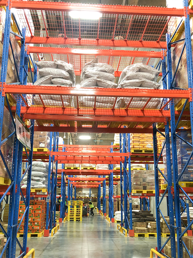 Warehouse Equipment Selective Pallet Racking System with Width Range of 1000-3900mm