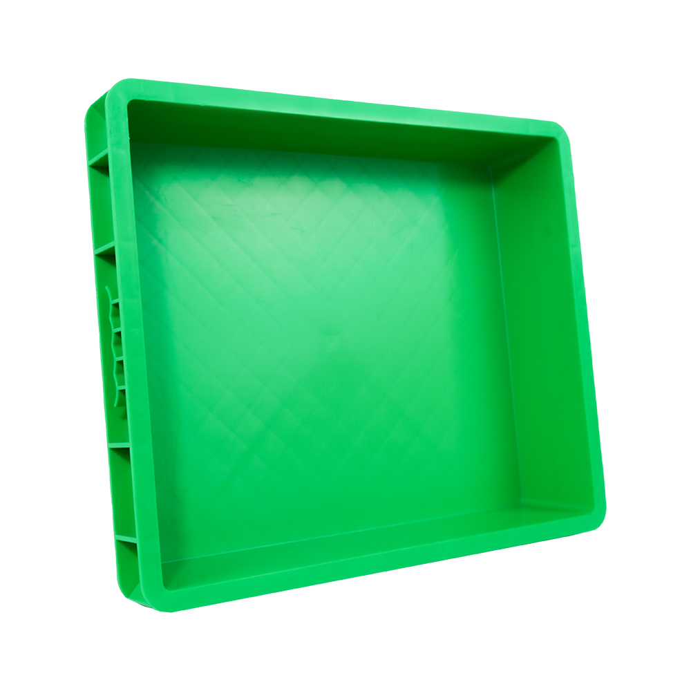 Industrial Euro Plastic Crate for Customized Color Food Storage and Distribution