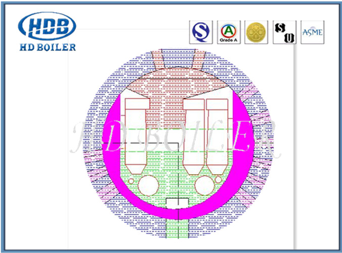 Customized Hot Water Boiler Steam Drum With High Efficiency , Long Life