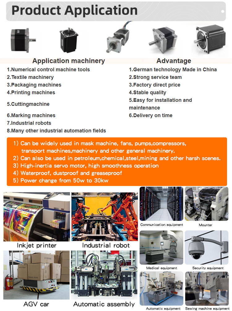 Faradyi 130st Mg90s Ip65 Controlador Lineal 3 Phase Servo Motor Electric Brushless Motor 5kw Brushless Dc Motor Permanent Magnet
