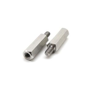 China Stainless Steel 304L Hex Standoffs M4 Automotive Fastener Male Female Hex Thread Adapters wholesale