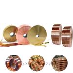 Customizable Copper Strip Roll Polished Surface Smooth Copper Metal Strips