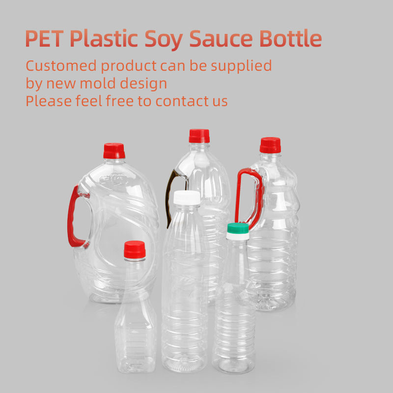 Screw On Lid Plastic Ecooking Oil Bottle Food Grade Seasonings Packaging Customized 1000ml-1800ml