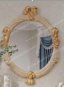 China Hand Carved Modern Bathroom Wall Haning MirrorFH-101B wholesale