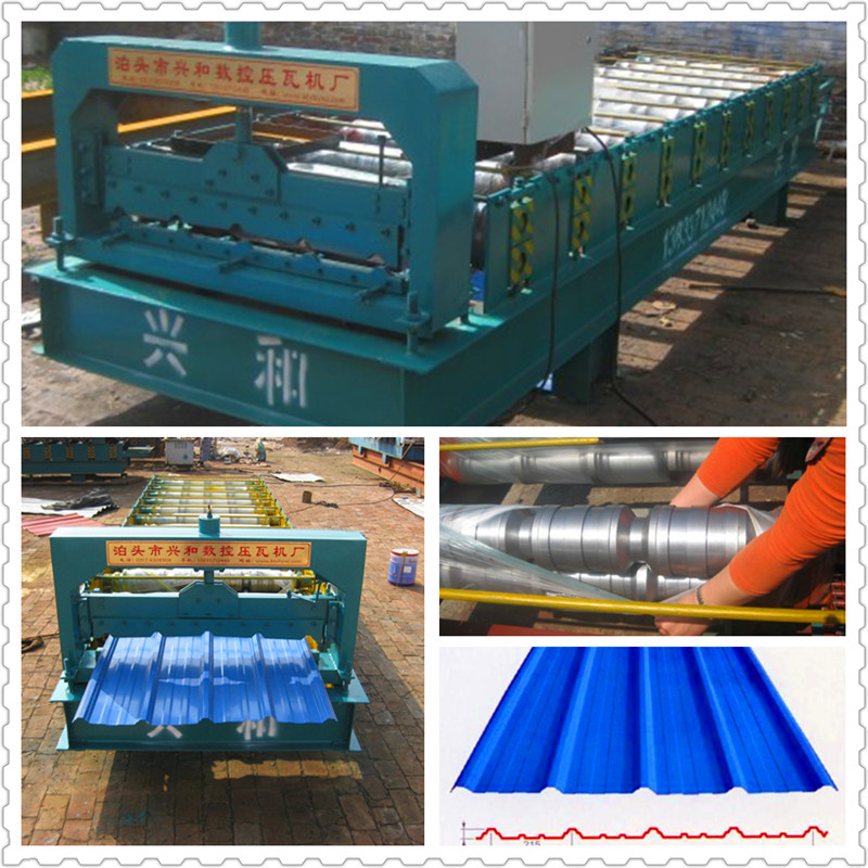 XH860-1075 Color Steel Roofing Sheet Roll Forming Machine for Sale