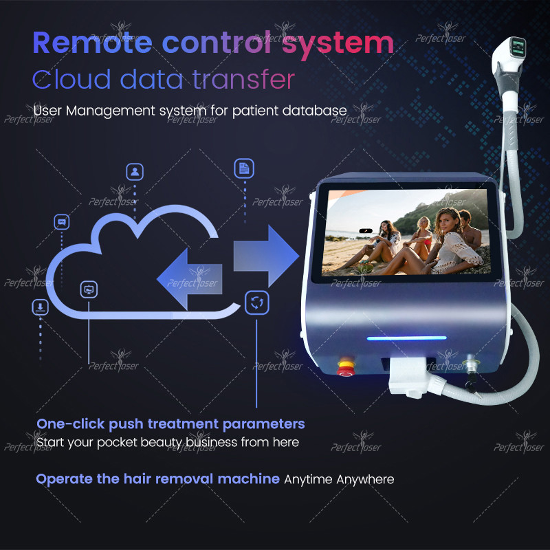 Advanced 808nm Diode Laser for Permanent Hair Removal at 1-10HZ Frequency