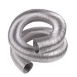 Wall Fan Mounting Rigid-semi Aluminum Flexible Duct for High Temperature Air