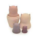 FBA Free Russia Babushka Silicone Baby Educational Toys For Infants