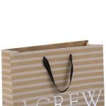 250gsm Brown Paper Shopping Bags , Commercial Paper Bags Clear Crease