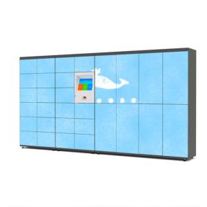 China Security Camera Laundry Locker Service 15 Inch Touch Screen wholesale
