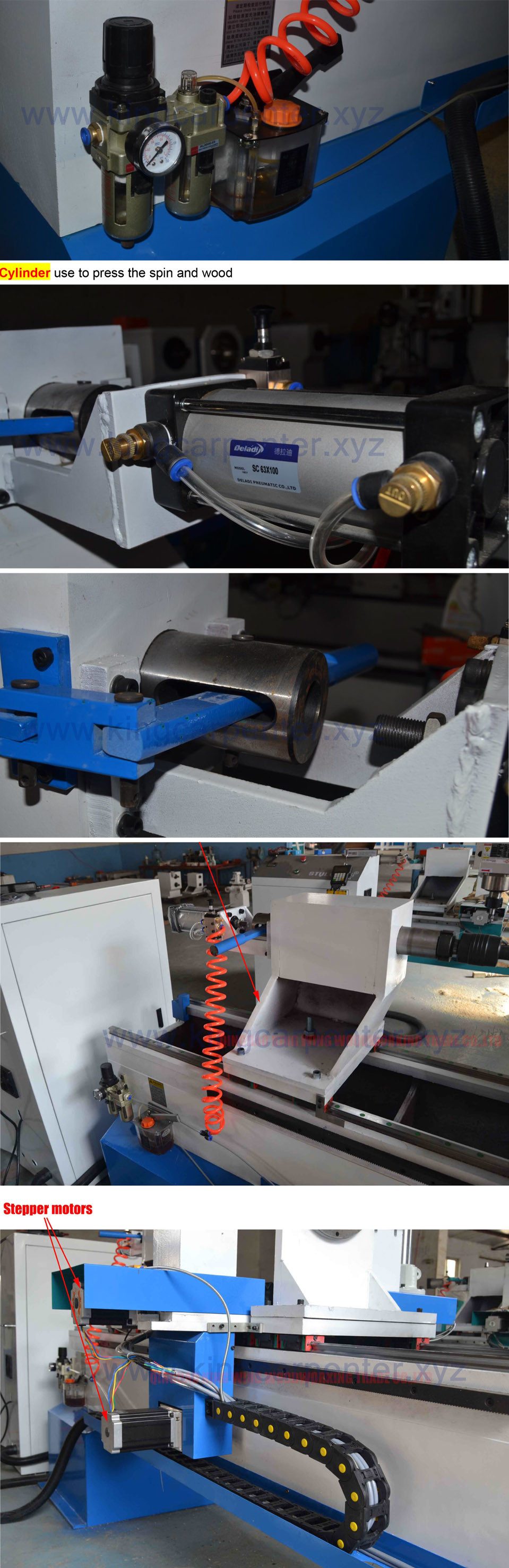 CNC wood turning lathe max. working dimeter 300mm