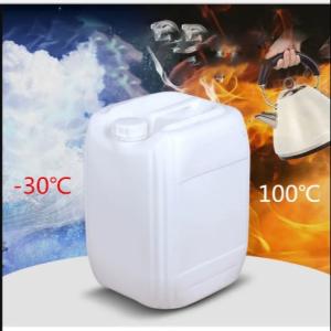 China White Tamper Evident Screw Lids Jug Container 25 Litre Square For Liquid Food wholesale