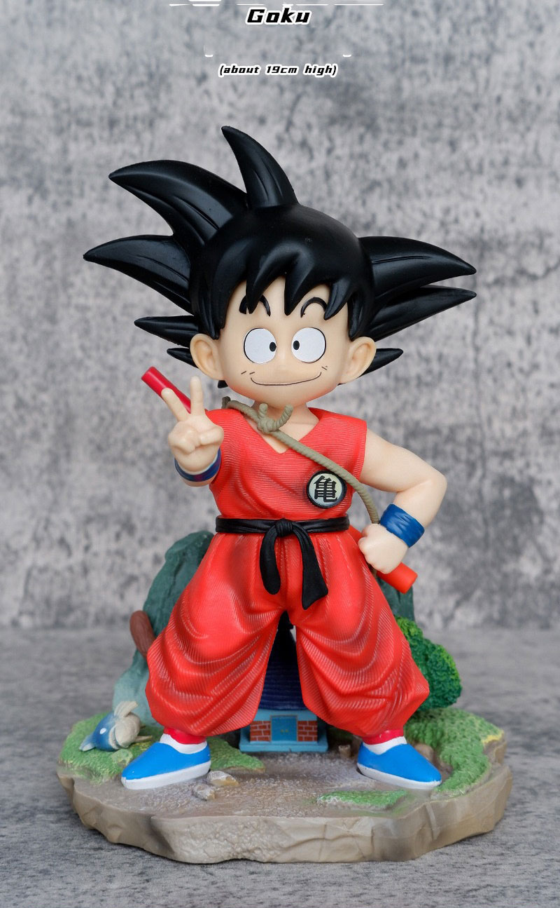Interactive Action Figures Heroes GOKU Training Outfit Model Decoration for Unisex