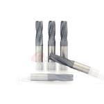 5/16" 8mm 4 Flute Roughing End Mill Aluminum HRC60 Fine Pitch For Stainless