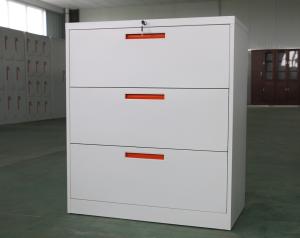 China Assembled Spcc 3 Drawer Lateral File Cabinet Modern Style wholesale