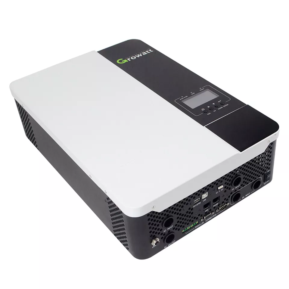 Split Phase Hybrid Solar Power Inverter Growatt Off Grid 120V 240V SPF 3500 ES 3.5KW