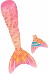 Breathable 80% Nylon + 20 Spandex Mermaid Tail For Swimming Party Toddler 110