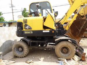 China Used HYUNDAI 60W-7 Wheel Excavator wholesale