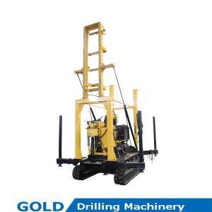 China Track Mounted Drivable Hydraulic High Speed Water Well Driliing Rig wholesale