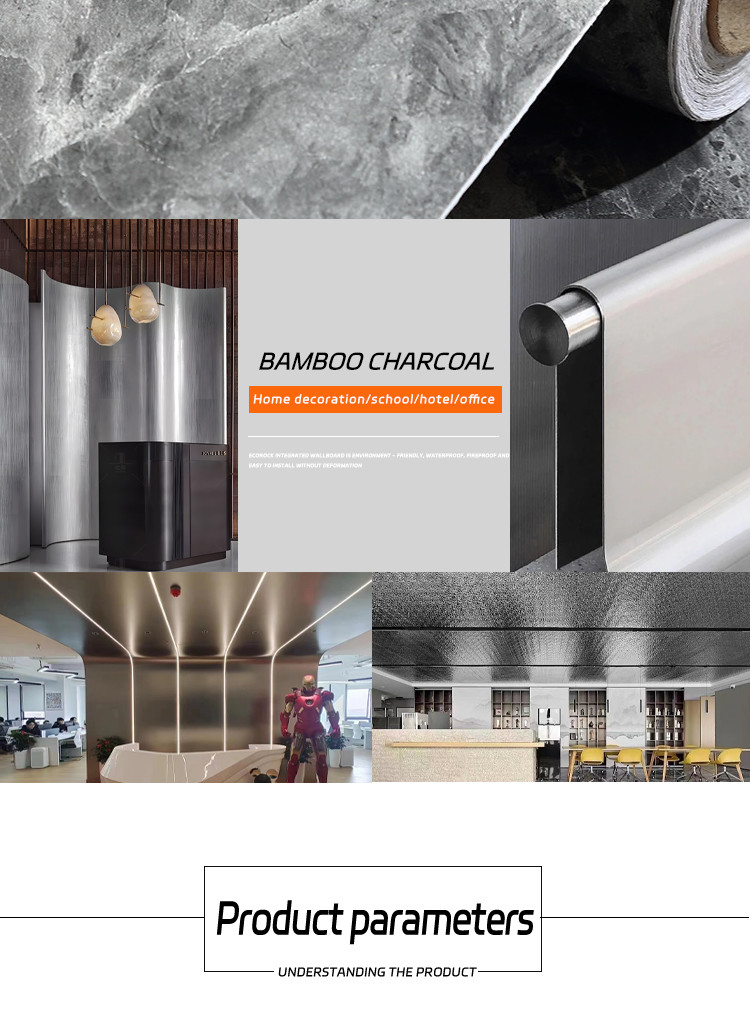 Mould Proof Moisture Proof Bamboo Charcoal Wood Veneer 1.22m*2.44m