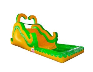 China Aldult Outdoor Rental Inflatable Large Water Slides With Bouncy wholesale