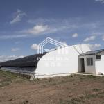 Plastic Film Agricultural Greenhouse With High Insulation Automatic Air