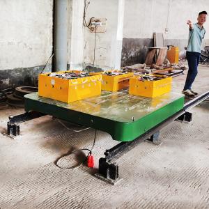 China Rail Mold Handling Coil Transfer Cart Warehouse Battery Motorized ​ wholesale