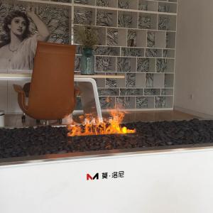 China 60 Inch 1500mm Insert Water Vapor Steam Fireplace With Crystal Decoration wholesale