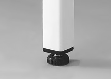 Modern Style Swing Door Slim Metal Storage Cabinet 4 Adjustable Foot