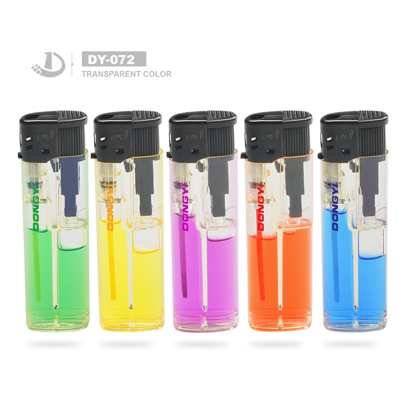 Dongyi Disposable/Refillable High Quality Plastic Windproof EUR Standard Cigarette Gas Lighter