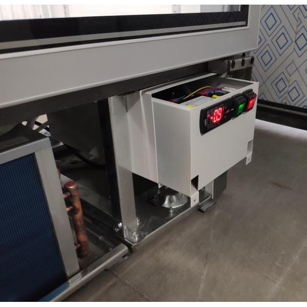 Glass Door Merchandiser Refrigerator With Frameless Double-Glazed LOW-E Glass Door