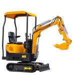 1Ton Four Legged Shed Mini Crawler Excavator Low Consumption