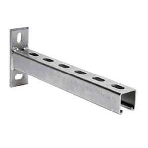 China EZ Electric Zinc Carbon Steel Plate Brackets Channel Steel Bracket arm 41*82mm wholesale