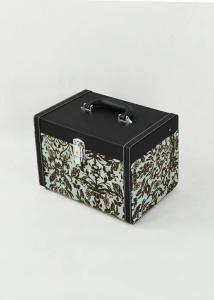 China Professional Cosmetic Case Beauty Makeup Suitcase Luggage Aluminum Frame Folding Table wholesale