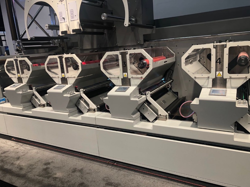 Water Cooling Narrow Web 520MM UV Flexo Printing Machine