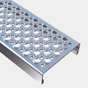 China Pre Galvanized 5mm Steel Safety Grating For Stair Tread wholesale