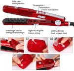 5 Speed Iron Flat Ceramic Steam Hair Straightener Automatic Frizz Proof