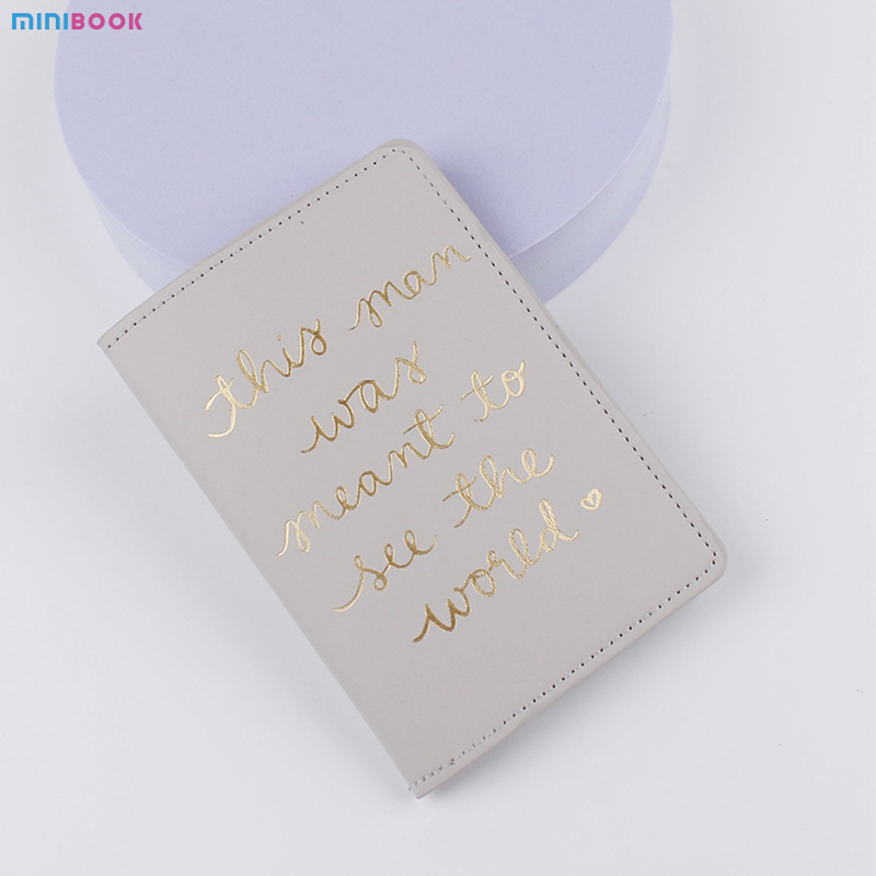 Daily Life Passport Cover and Luggage Tag Set in Gift Box Organizer Wallet for Travel
