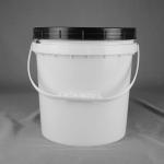 Sea Food Packaging Plastic Food Bucket 8L 25cm Height With Screw Lid
