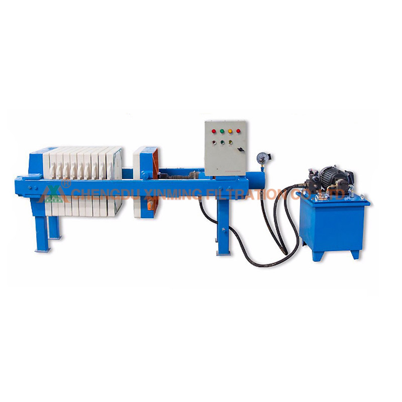 Hydraulic Pressure Industrial Filter Press Semi - Automatic For Chemical Industry