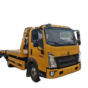 China Flatbed Truck 5 Tons Tilting Pallet Trailer for Sale wholesale