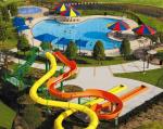 ODM Indoor Water Park Equipment Swimming Pool Fiberglass Slide