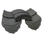 Traditional Chinese Temple Roof Tiles Grey Clay Durable Roofing Material Enhance
