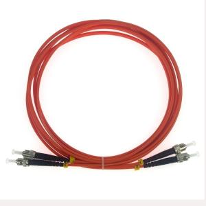 China ST/UPC Duplex SM OS2 G652D 3.0mm LSZH Fiber Optic Patchcord wholesale