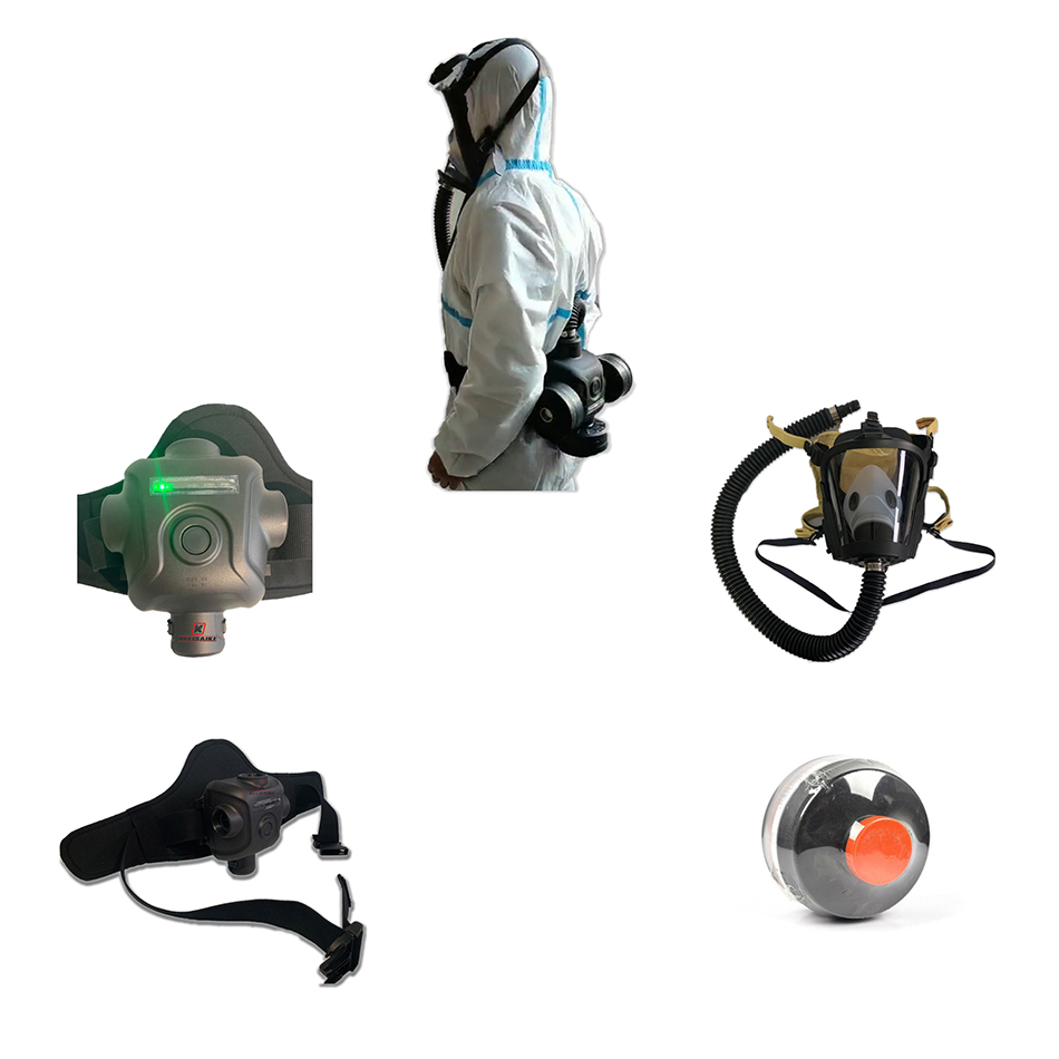 200 Times Waterproof Powered Air Purifying Respirator For Personal Protection