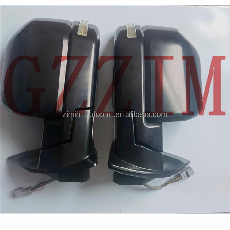 Black ABS Plastic Car Side Mirrors F150 Backup Camera Mirror